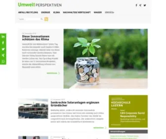 Umweltperspektiven.ch(Umwelt Perspektiven) Screenshot