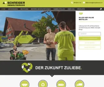 Umweltservice.ch(Recycling & Entsorgung in Zürich) Screenshot