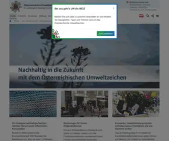 Umweltzeichen.at(Das) Screenshot