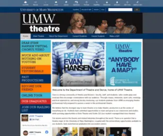Umwtheatre.org(Theatre and Dance) Screenshot