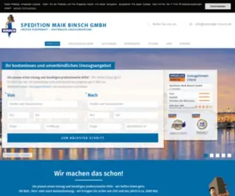 Umzuege-Binsch.de(Umzug Spedition Maik Binsch GmbH) Screenshot