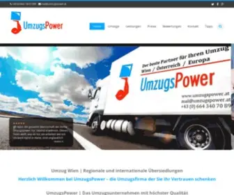 Umzugspower.at(Umzug Wien) Screenshot