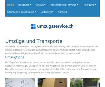 Umzugsservice.ch(Umzüge) Screenshot