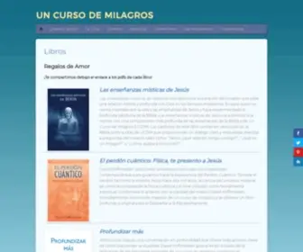UN-Curso-DE-Milagros.org(Recursos de apoyo para la aplicación práctica de Un curso de milagros (ACIM)) Screenshot