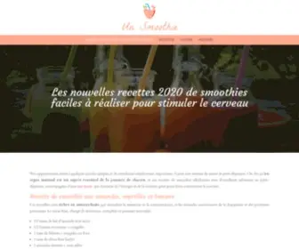 UN-Smoothie.com(Tendance restauration 2020) Screenshot