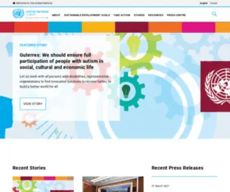 UN.org.tr(United Nations in Turkey) Screenshot