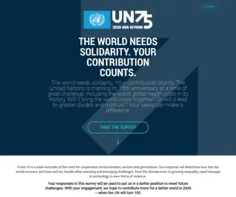 UN75.online(The United Nations) Screenshot