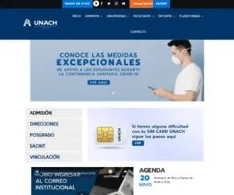 Unach.cl(Dirección) Screenshot