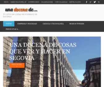 Unadocenade.com(Una docena de) Screenshot