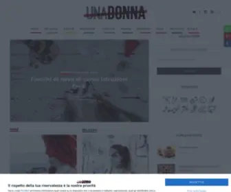 Unadonna.it(Il magazine declinato al femminile) Screenshot