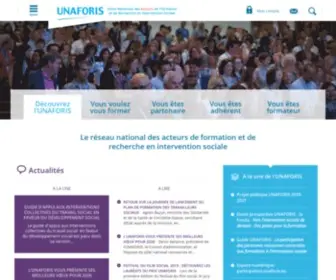 Unaforis.eu(Accueil) Screenshot