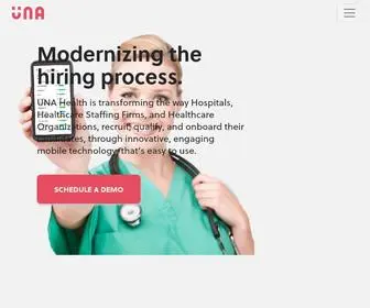 Unahealth.co(UNA Health) Screenshot