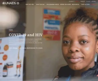 Unaids.org(The Joint United Nations Programme on HIV/AIDS (UNAIDS)) Screenshot