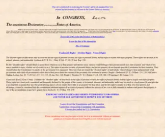 Unalienable.com(Unalienable Rights) Screenshot