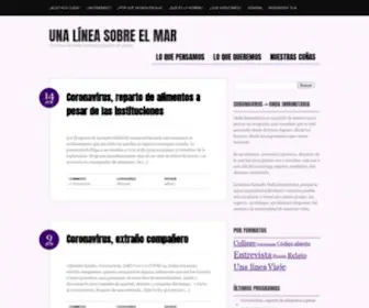 Unalineasobreelmar.net(Filosofía) Screenshot