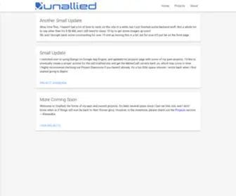 Unallied.com(Home) Screenshot