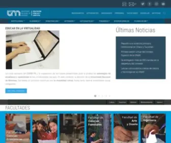 Unam.edu.ar(Sitio de la Universidad Nacional de Misiones) Screenshot