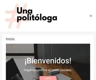 Unapolitologa.com(Una politóloga) Screenshot