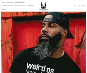 Unapologeticmerch.com(Unapologetic Urban Gear brand) Screenshot