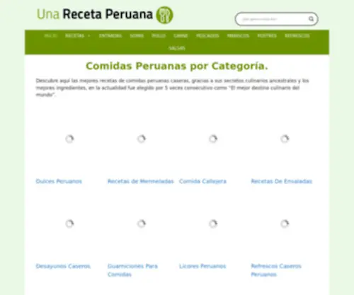 Unarecetaperuana.com(Unarecetaperuana) Screenshot