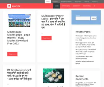 Unarena.com(Crypto news and stories) Screenshot