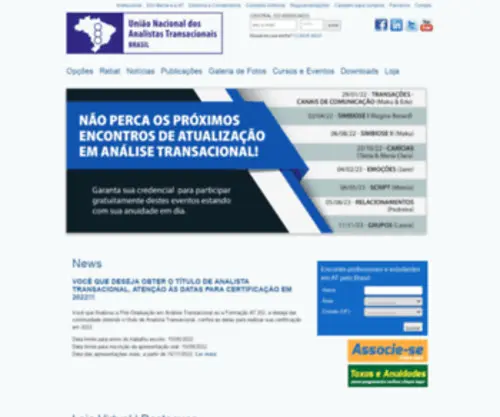 Unat.org.br(União Nacional dos Analistas Transacionais) Screenshot