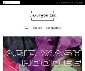 Unauthorizedny.com(Unauthorized NY) Screenshot