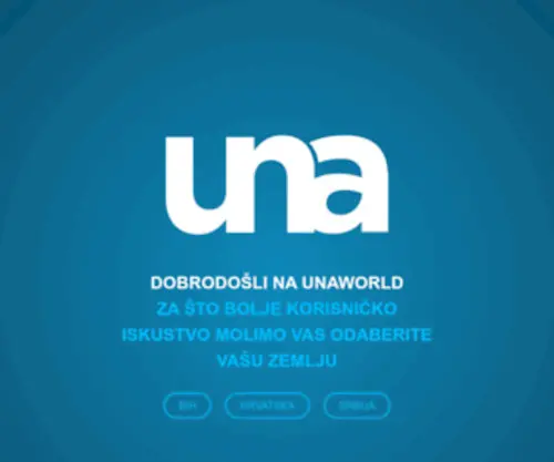 Unaworld.com(UNA WORLD) Screenshot