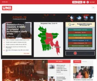 UNB.com.bd(United News of Bangladesh) Screenshot