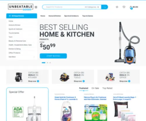 Unbeatablegoods.com(Marketing Funnels Made Easy) Screenshot