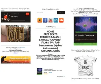Unbelievablebeats.com(Hip hop instrumentals composed by Shaun Friedman) Screenshot