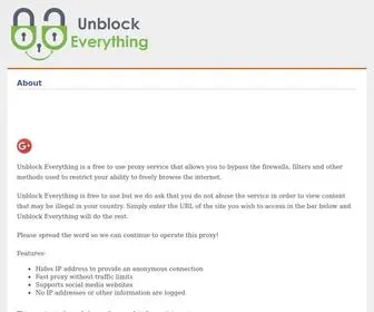 Unblock-Everything.com(Unblock Everything) Screenshot