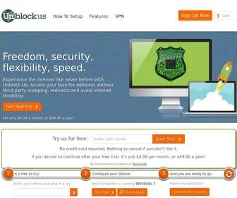 Unblock-US.com(Smarter faster VPN) Screenshot