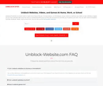 Unblock-Website.com(Unblock Websites) Screenshot