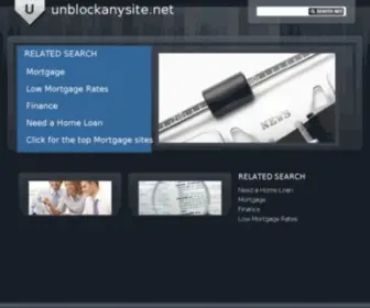 Unblockanysite.net(Free Online Proxy) Screenshot