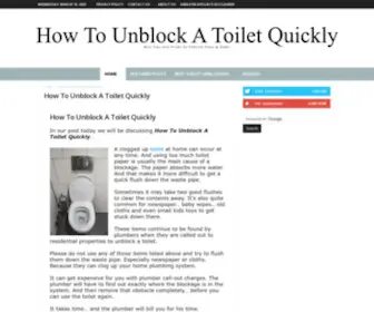 Unblockatoilet.com(How To Unblock A Toilet) Screenshot