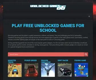 Unblocked-Games-66.com(Play Free Online Games for School) Screenshot