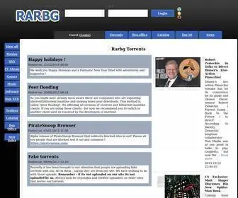 Unblockedrarbg.org(RARBG Rarbg Index page) Screenshot