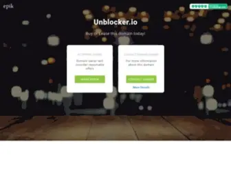 Unblocker.io(Make an Offer if you want to buy this domain. Your purchase) Screenshot