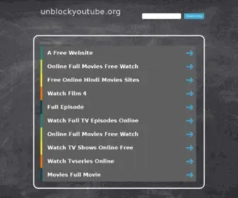 Unblockyoutube.org(We can unblock youtube) Screenshot