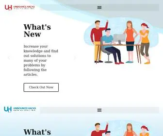 Unbouncehacks.com(Learn tips) Screenshot