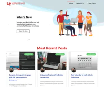 Unbouncetips.com(Learn tips) Screenshot
