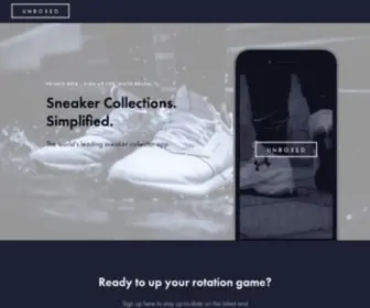 Unboxed-APP.com(Sneaker Collector App) Screenshot