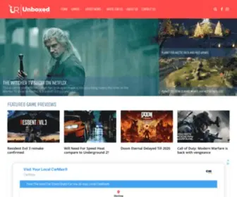 Unboxedreviews.com(Unboxed Reviews) Screenshot