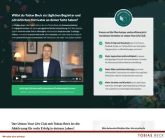 Unboxyourlifeclub.de(Unbox Your Life Club by Tobias Beck) Screenshot