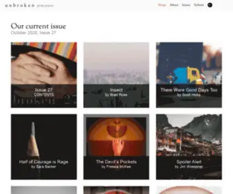 Unbrokenjournal.com(U n b r o k e n) Screenshot