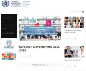 Unbrussels.org(UN Brussels) Screenshot