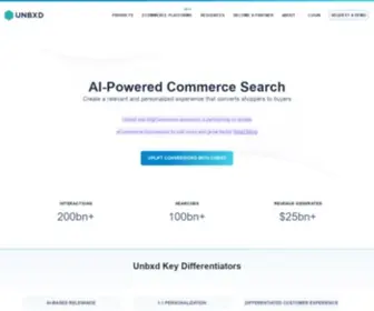 UNBXD.com(Digital Commerce Transformed) Screenshot