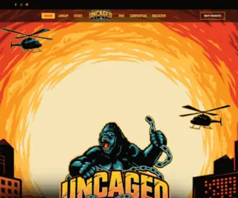 Uncagedfestival.com(Uncaged Festival) Screenshot