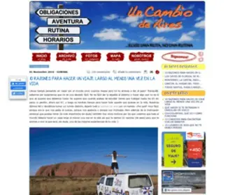 Uncambiodeaires.com(UN CAMBIO DE AIRES) Screenshot